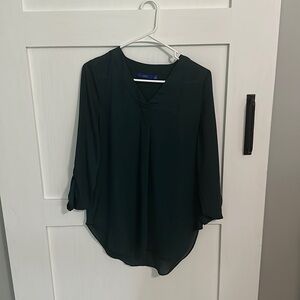 App 9 dark green dress shirt